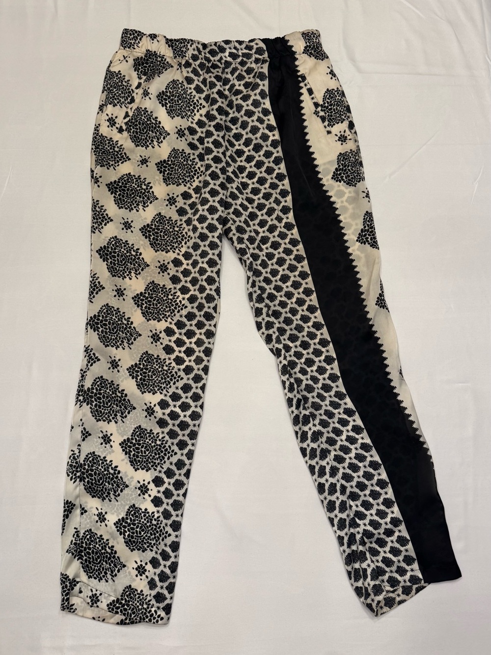 Zara Basics Silk Pull-on Pants